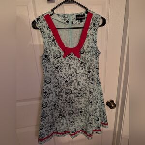 Sourpuss Blue and Red Dress